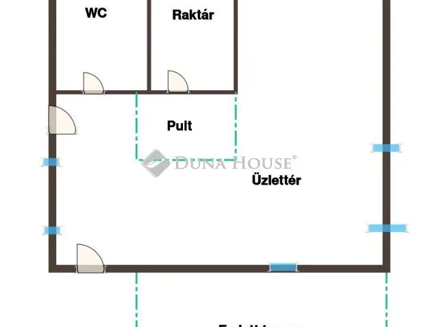 Eladó kereskedelmi és ipari ingatlan Komló 70 nm
