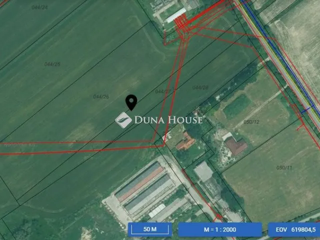Eladó telek Bicske 6491 nm