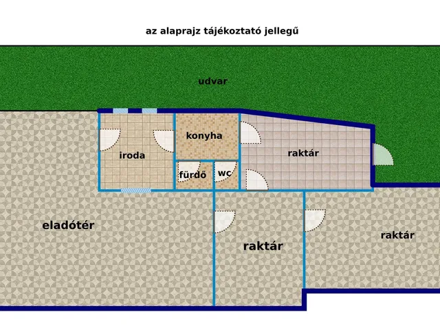 Kiadó kereskedelmi és ipari ingatlan Bicske 172 nm