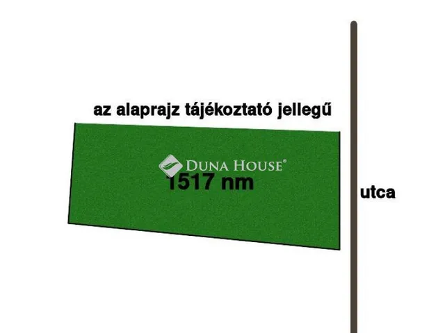 Eladó telek Tinnye, Királyvölgyi lakópark 1517 nm