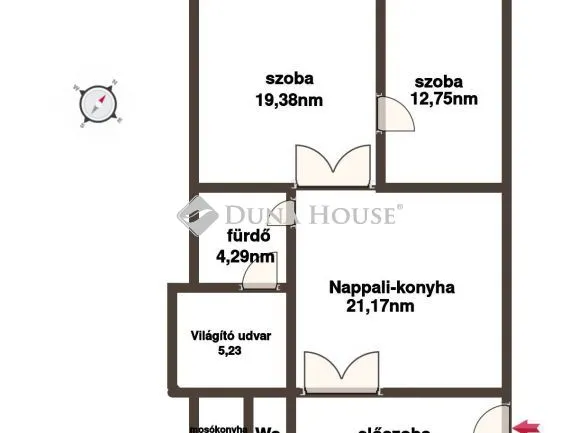 Eladó lakás Budapest VI. kerület 79 nm