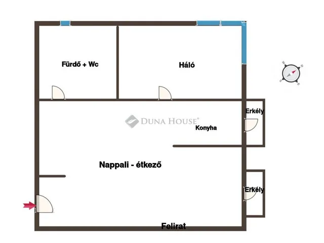 Kiadó lakás Budapest VII. kerület 60 nm