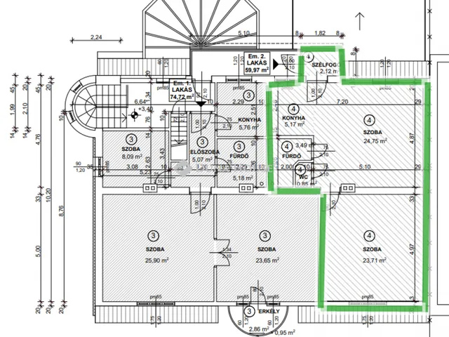 Eladó lakás Budapest XIV. kerület 59 nm