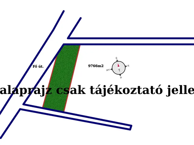 Eladó telek Nagykáta, Külterület 9766 nm