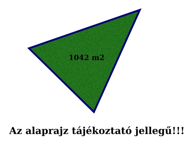 Eladó telek Kóka 1042 nm