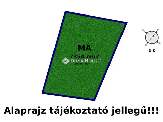 Eladó telek Kerepes 7354 nm