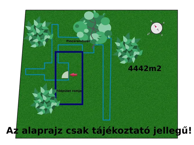 Eladó telek Tóalmás 4442 nm