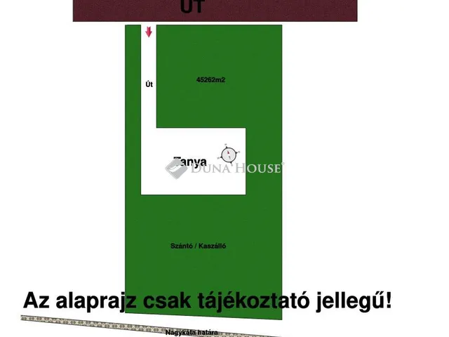Eladó telek Jászberény 45262 nm