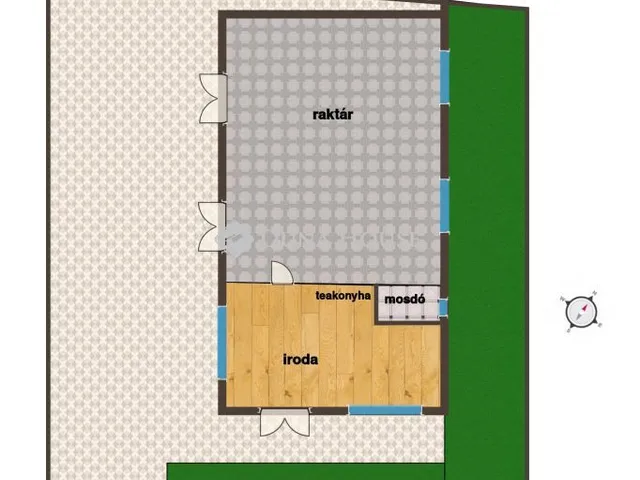Kiadó kereskedelmi és ipari ingatlan Üllő 150 nm