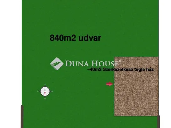 Eladó telek Nagykáta 840 nm