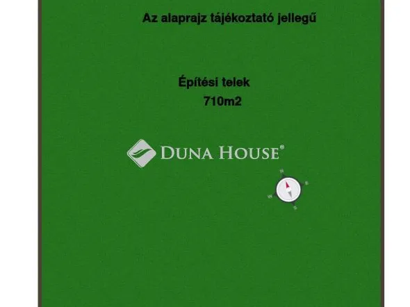 Eladó telek Cegléd 710 nm