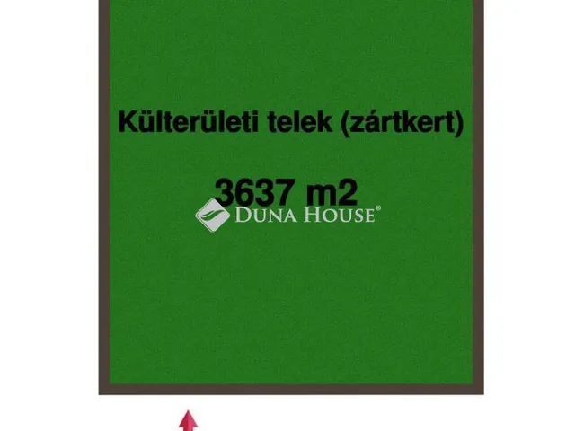 Eladó telek Lepsény 3637 nm