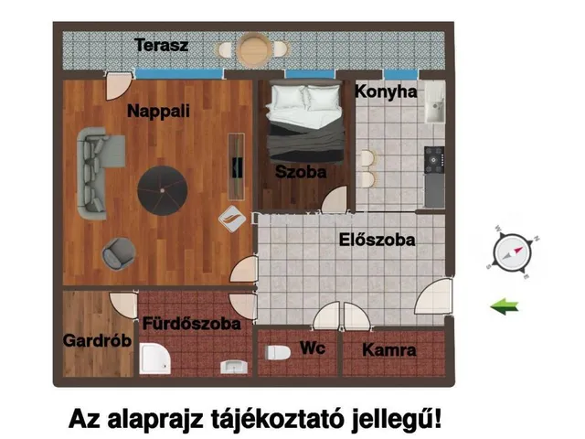Eladó lakás Cegléd 53 nm