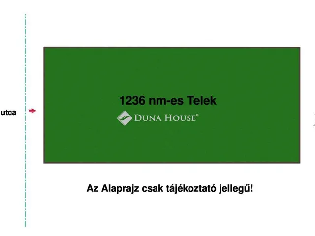 Eladó telek Isaszeg 1236 nm