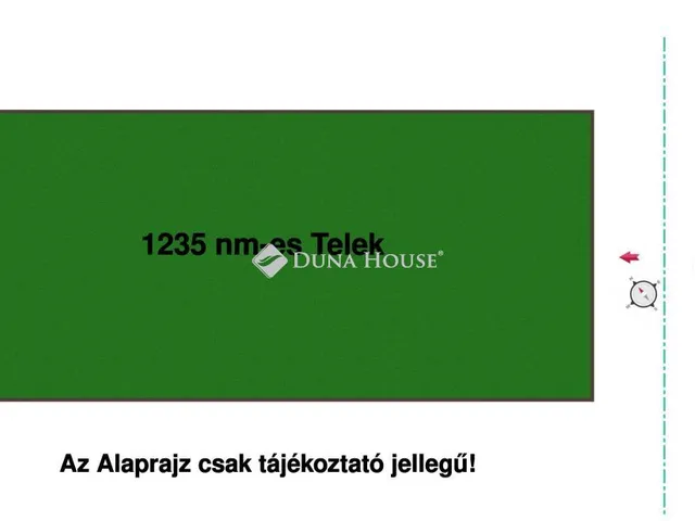 Eladó telek Isaszeg 1235 nm