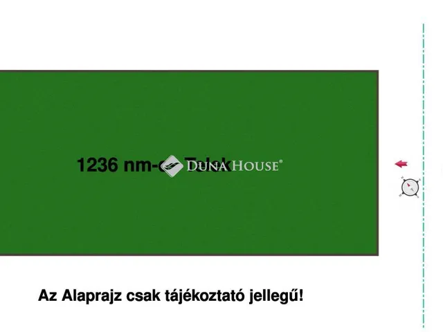 Eladó telek Isaszeg 1236 nm