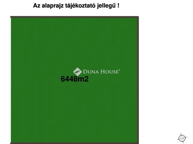 Eladó telek Dánszentmiklós 6448 nm