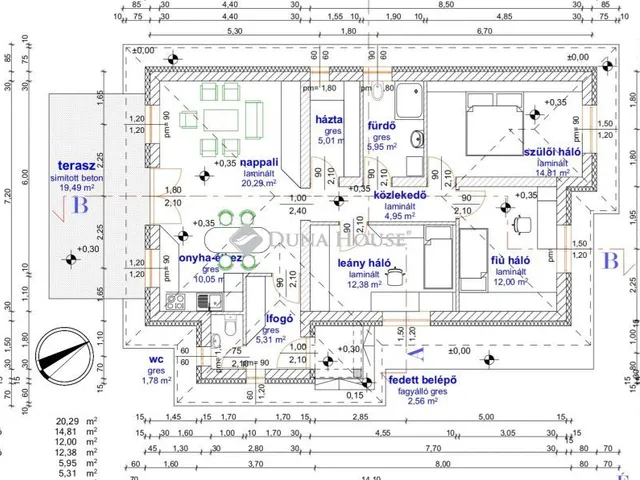 Eladó ház Sülysáp 93 nm
