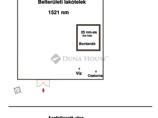 Eladó telek Zsámbok, Szent László utca 1521 nm