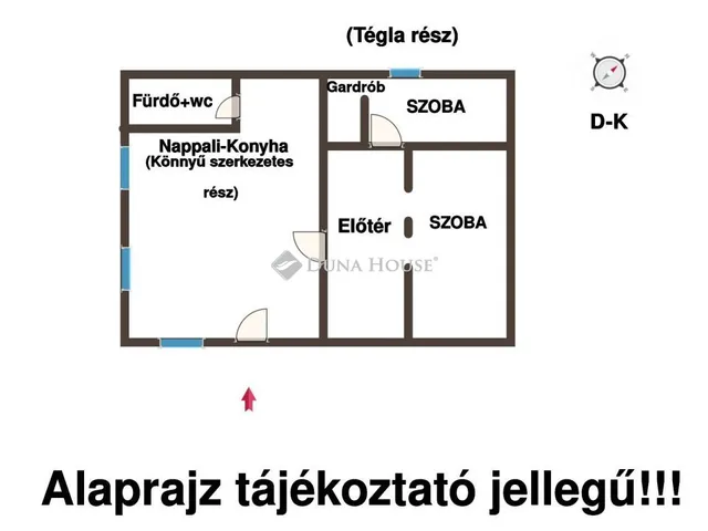 Eladó ház Tóalmás 56 nm