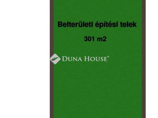 Eladó telek Aszód 301 nm