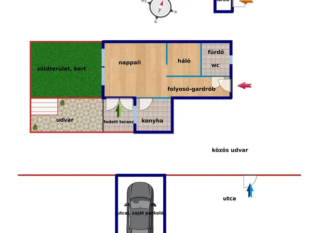 Kiadó lakás Siófok 35 nm