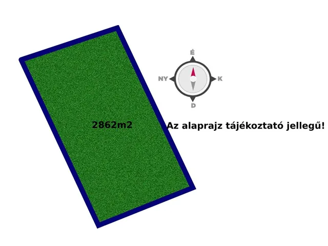 Eladó telek Siófok 2862 nm