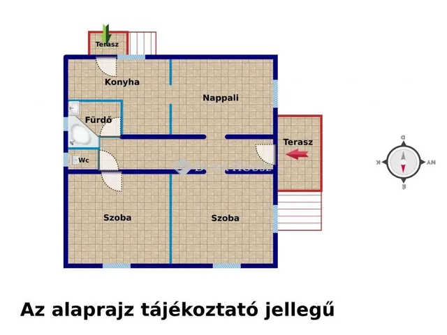 Eladó ház Újireg 76 nm