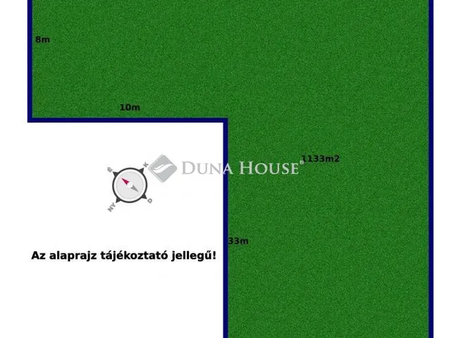 Eladó telek Tab 1133 nm