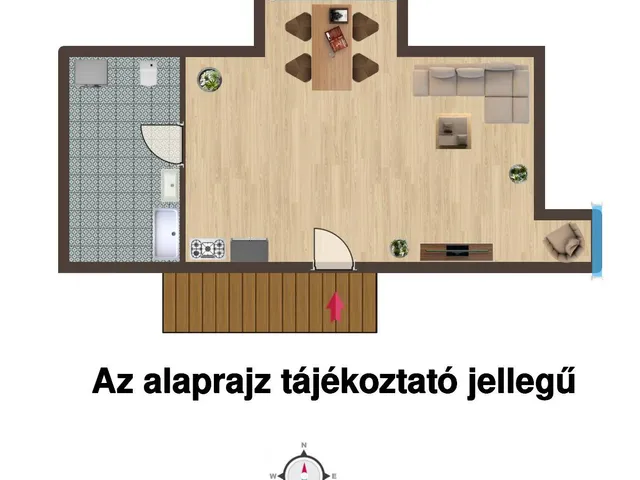 Eladó lakás Siófok 36 nm