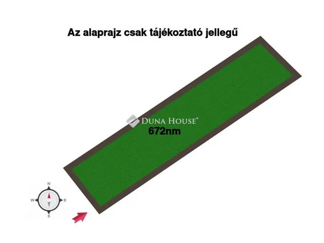 Eladó telek Vál 676 nm