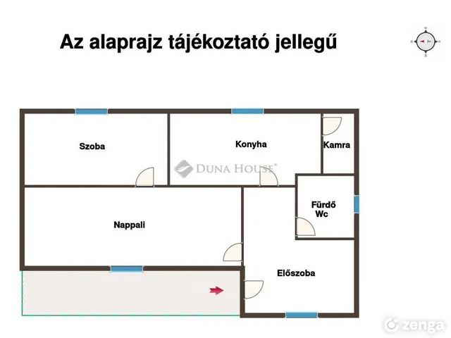 Eladó lakás Iregszemcse 53 nm
