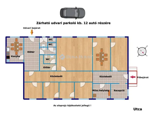 Kiadó kereskedelmi és ipari ingatlan Sopron 185 nm