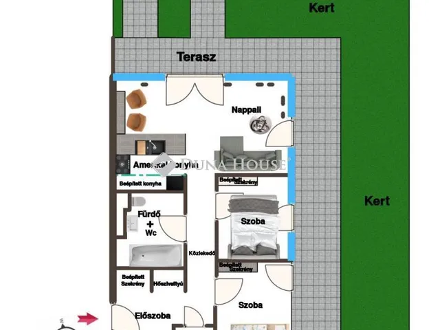 Eladó lakás Balatonföldvár 74 nm