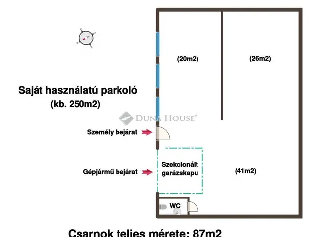 Kiadó kereskedelmi és ipari ingatlan Sopron 87 nm