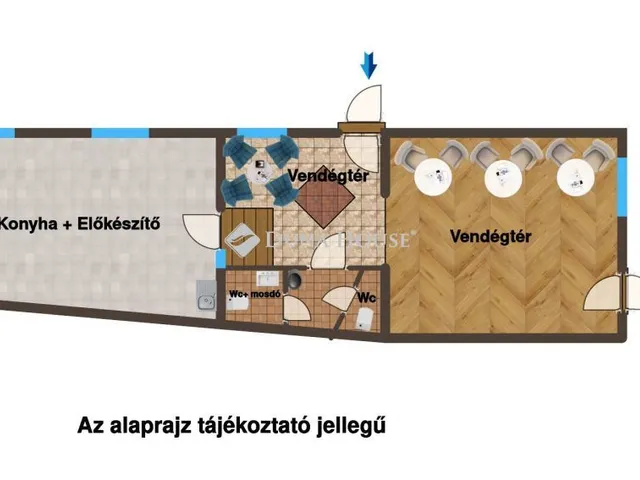 Kiadó kereskedelmi és ipari ingatlan Sopron 52 nm