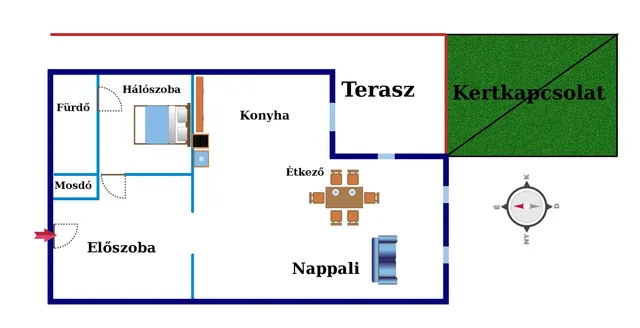 Eladó lakás Budapest II. kerület 64 nm