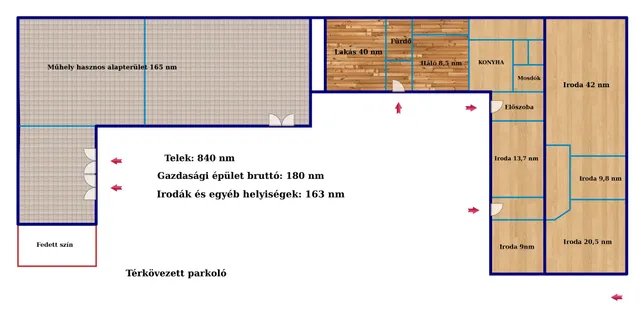 Eladó kereskedelmi és ipari ingatlan Budapest XV. kerület 345 nm