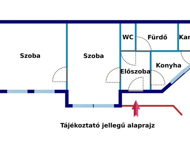 Eladó lakás Budapest V. kerület 56 nm