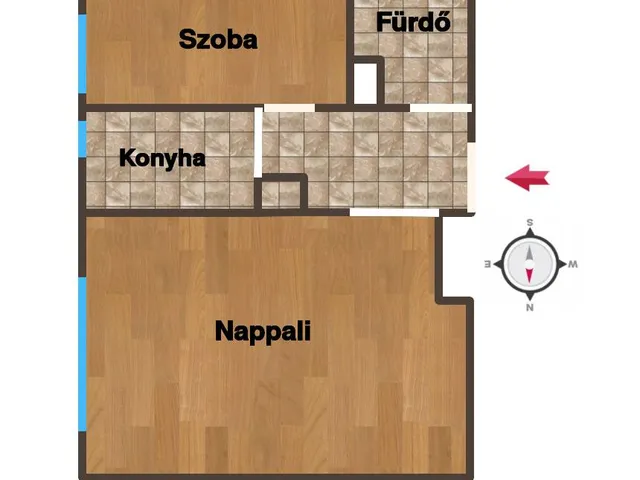 Eladó lakás Budapest IV. kerület 34 nm
