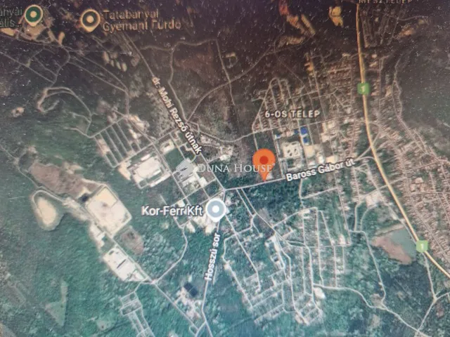 Eladó telek Tatabánya 2478 nm