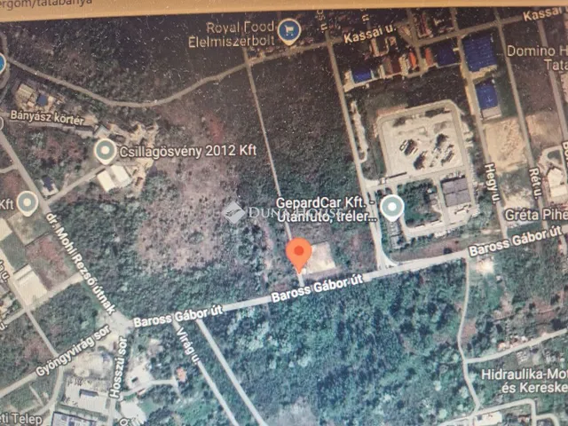 Eladó telek Tatabánya 2478 nm