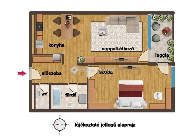 Eladó lakás Budapest VIII. kerület, Corvin sétány 52 nm