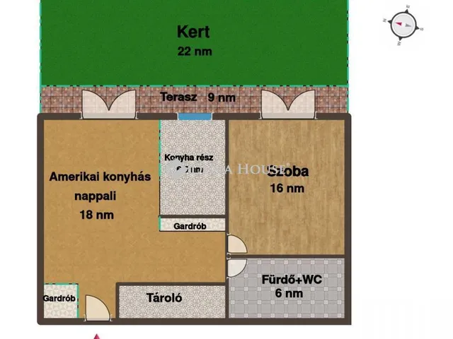 Eladó lakás Budapest XIII. kerület, Danubius utca 54 nm