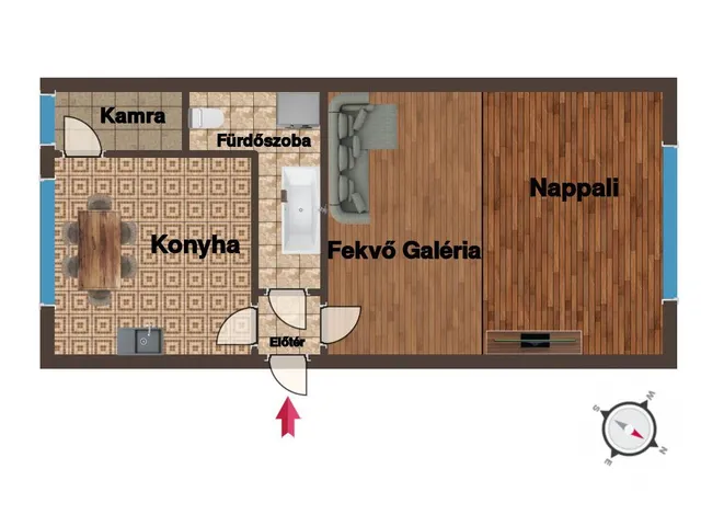 Eladó lakás Budapest X. kerület, Kőbánya 36 nm