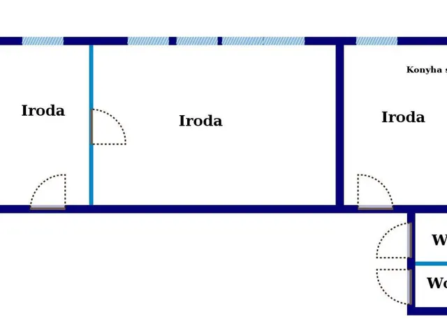 Kiadó kereskedelmi és ipari ingatlan Komló 50 nm