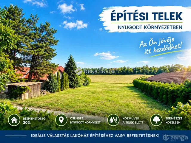 Eladó telek Pécs 842 nm