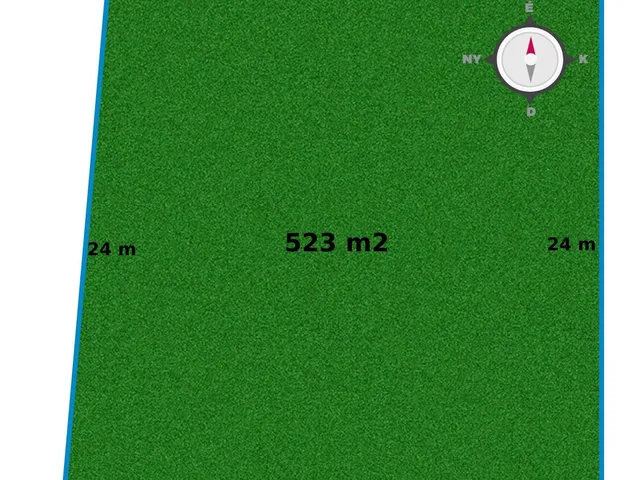 Eladó telek Budaörs 523 nm