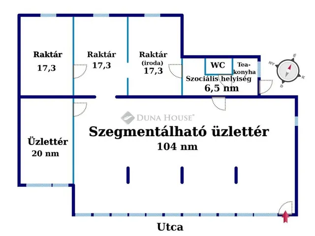 Eladó kereskedelmi és ipari ingatlan Székesfehérvár 184 nm