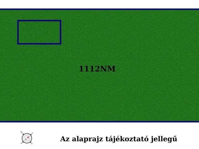 Eladó telek Csősz 1112 nm